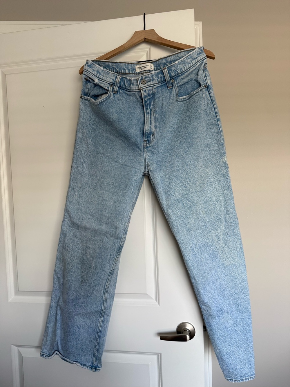 Abercrombie & Fitch Light Blue High-Rise Jeans